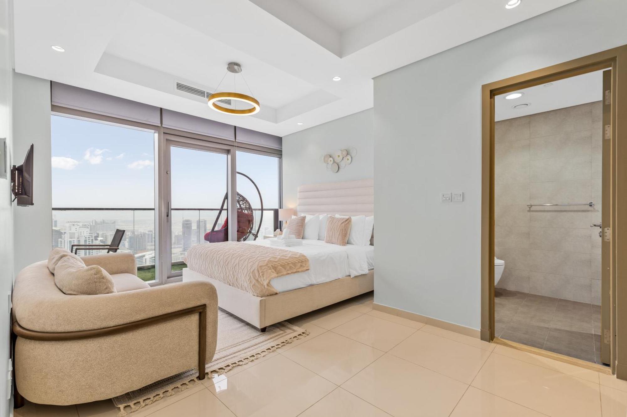 Apartment High Floor Burj Khalifa & Sea View With Stunning Infinity Pool Dubai