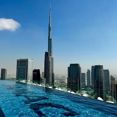 High Floor Burj Khalifa & Sea View With Stunning Infinity Pool Apartment Dubai Exterior photo